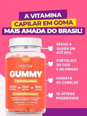 New Hair Gummy: Os ursinhos mais vitaminados do Brasil!
